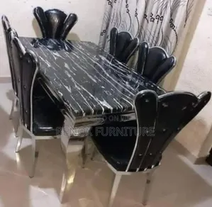 Complete Sets of Marble Top Design Dining Table Set