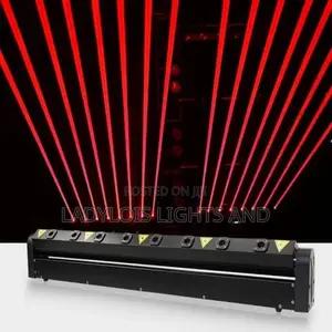 8 Eye Red Sweep Beam Laser Bar Light