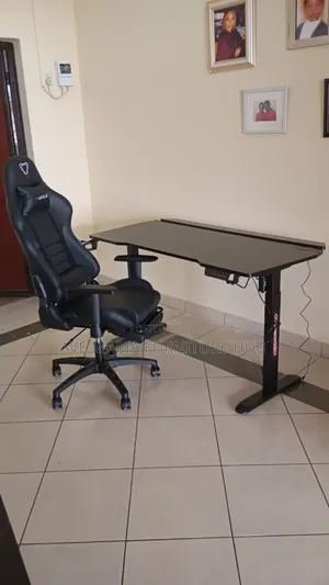 Electric Sit to Stand Desk and Chair.