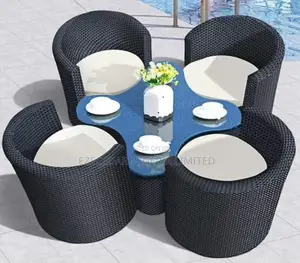 New Contemporary Outdoor Table and Chair Set