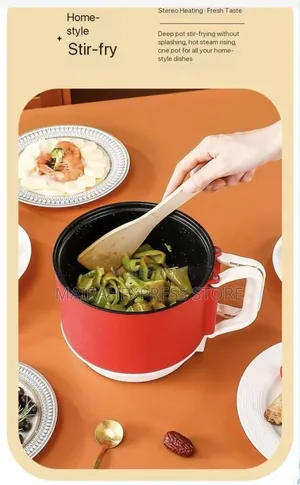 1.8ltr Non-Stick Traveling Electric Cooking Pot (H4m3k)