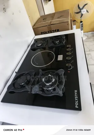 Original High Quality Polystar Low Voltage Built-in Gas Ele Cooker