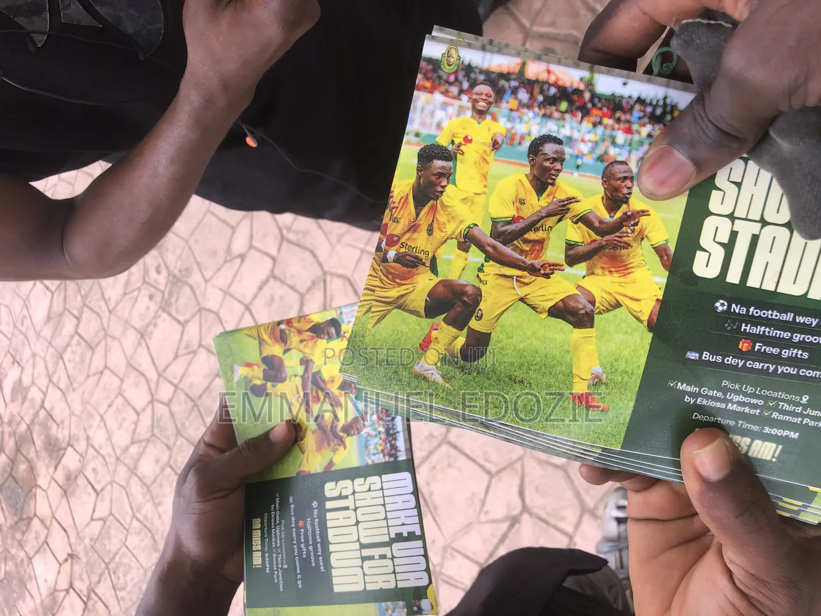 Flyer Distribution With Skate