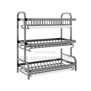 3 Layer/Tier Plate Rack Without Accessories