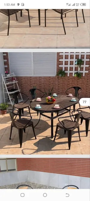 New Imported Garden Chairs With Table