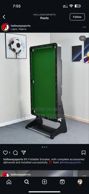 6ft Foldable Foreign Snooker Table