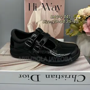 Size 36-41 Beautiful Girls Back to School Shoe Black