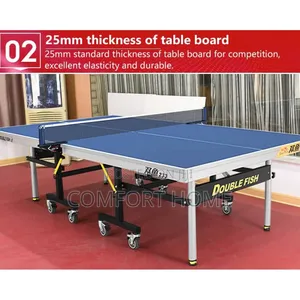 Double Fish 25mm Thickness Competition Table Tennis Board