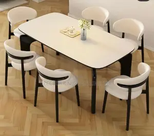 New Classic Dinning Set by 6 Chairs