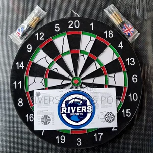 Deluxe Professional Dartboard Dart Board Heavy Duty Dart