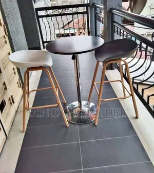 Set of Bar Table and High Back