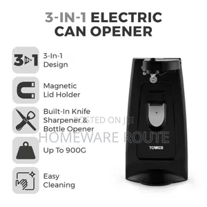 Tower Uk 3in1 Electric Can Opener