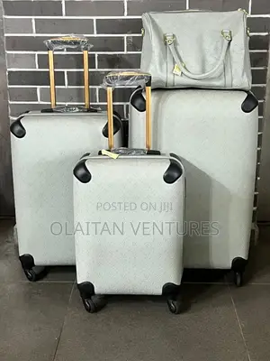 Set of 4 Louis Vuitton Luggage Traveling Box