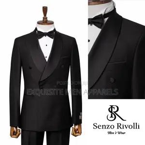 Italian Senzo Rivolli Slimfit Dinner Tuxedo Men’S Suit