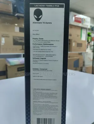 New Laptop Dell Alienware X16 R2 32GB Intel Core Ultra 7 SSD 1T