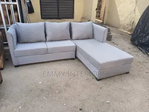 L Shaped Fabric Sofa With Quality Material