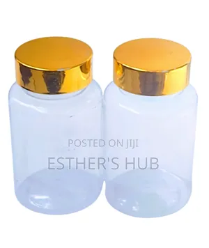 Empty Plastic Container for Pills or Capsules 150ml Transparent