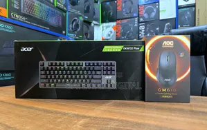 Acer Wireless Mechanical Gaming Keyboard and Aoc M610 RGB Gaming Mouse
