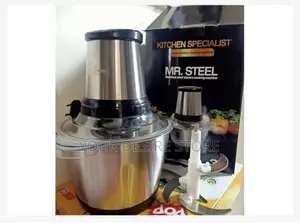 Mr. Steel Multi-Purpose Food Processor-Blender- Yam Pounder 3l