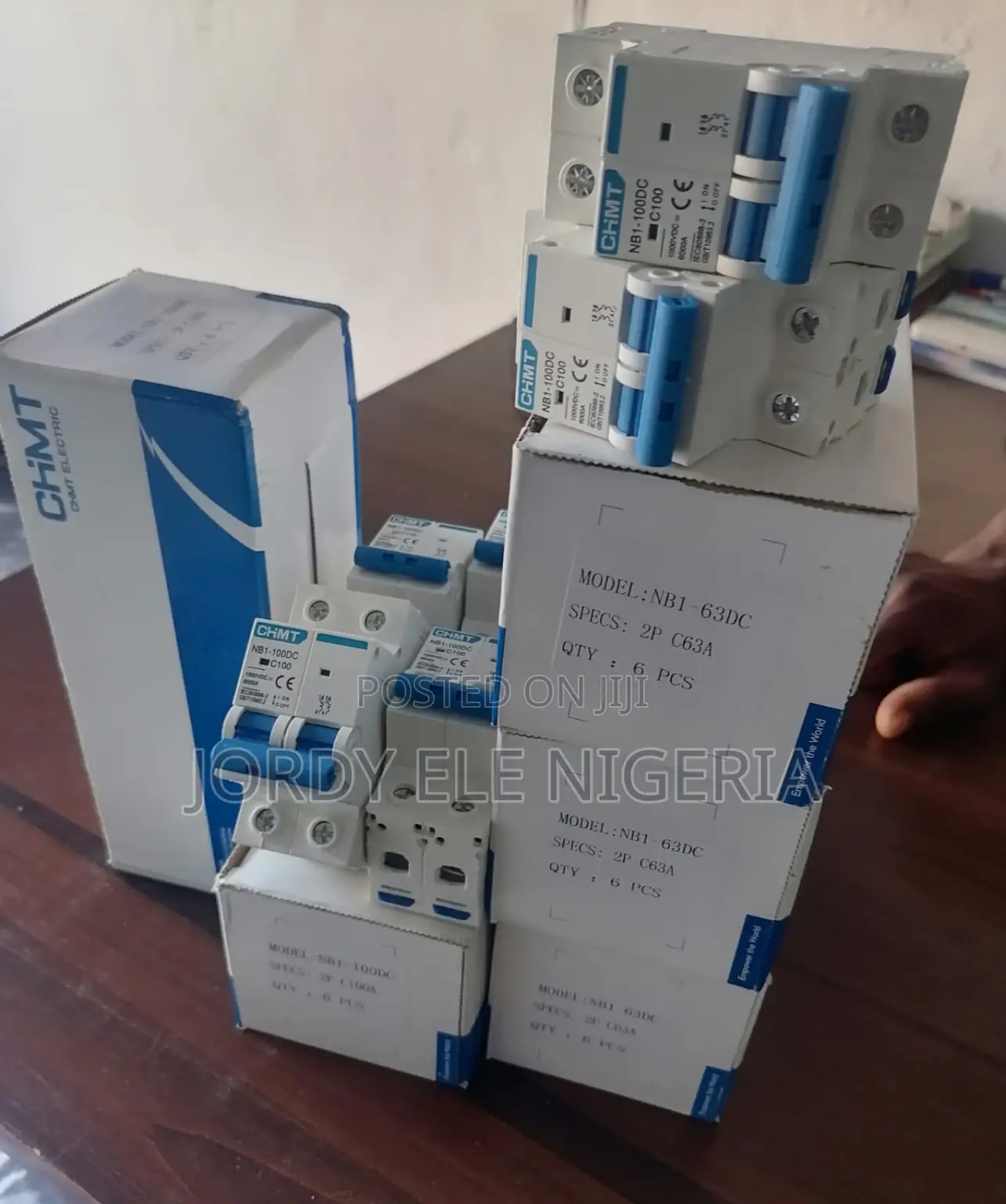 Chint MCB 2-Pole Dc Breaker 100a