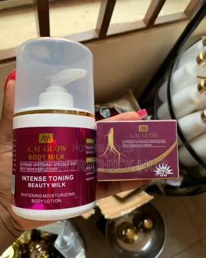 Am Glow Body Lotion and Face Cream