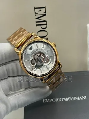 Original Emporio Armani Gold Stainless Steel Mechanical Watch