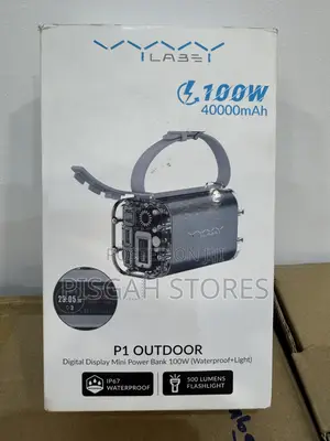 Vyvylabs P1 Outdoor Digital Display Mini 40000mah Power Bank 100w