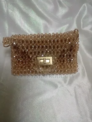 Triangle Champagne Gold Bag