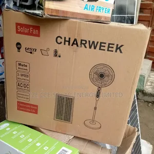 Solar Rechargeable Standing Fan