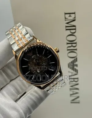 Original Emporio Armani Two-Tone Stainless Steel, Mechanical Watch