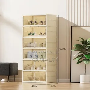 6 Step Plastic Collapsible Shoe Rack