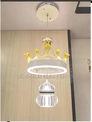 Nordic Princess Room Crown Crystal Led Chandelier for Kitchen Bedroom