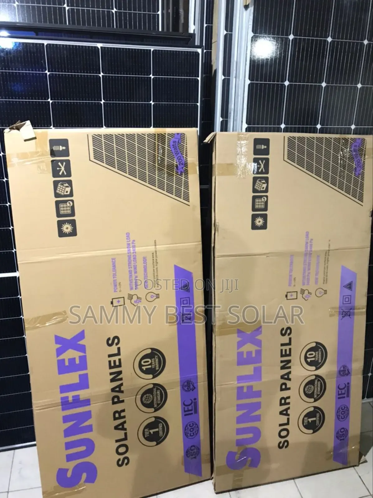 200watts Sunflex Mono Solar Panel