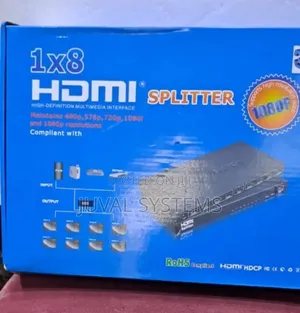 1x8 Hdmi Splitter 8 Ports