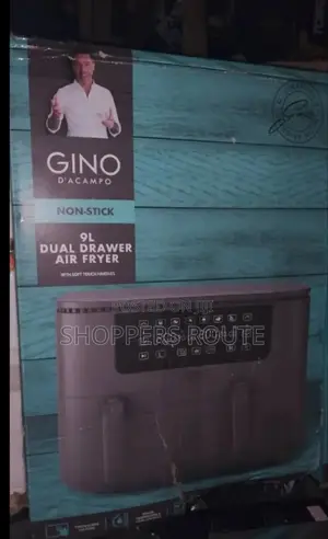 Gino 9l Dual Drawer Air Fryer