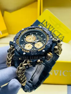 Invicta Quality Luxury Men Automatic Engine Wristwatch