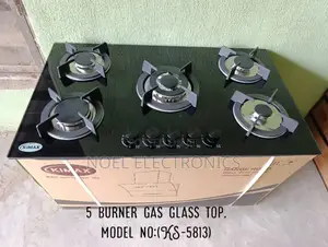 Kimax 5 Burner Glass Top Built-in Cooker
