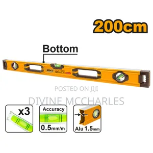 Hsl08200
Spirit Level Bar 200cm Hsl08200