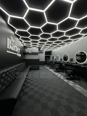 Hexagonal Ceiling and Wall Light (6strokes Per Set)