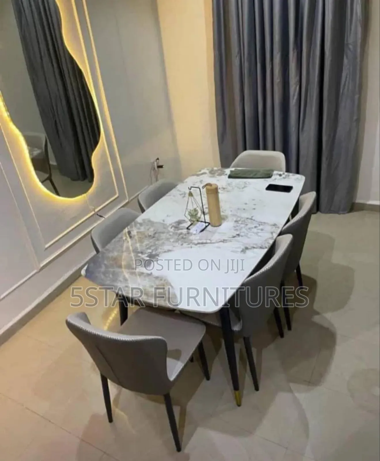 6 Sitters Marble Dining