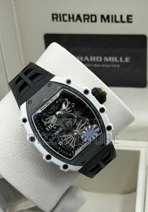 Original Richard Mille Black Rubber Mechanical Watch