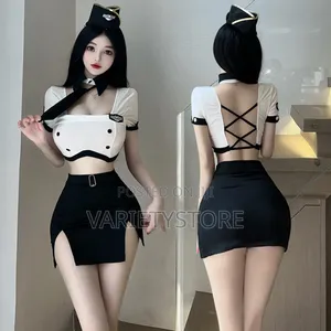 Sexy Airline Stewardess Uniform Secretary Costumes Cosplay