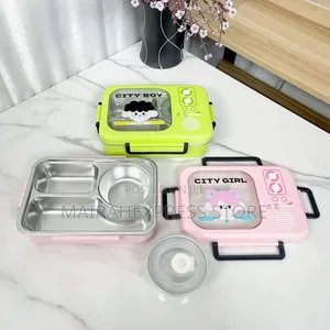 3 Partition Stainless Inner Lunch Box