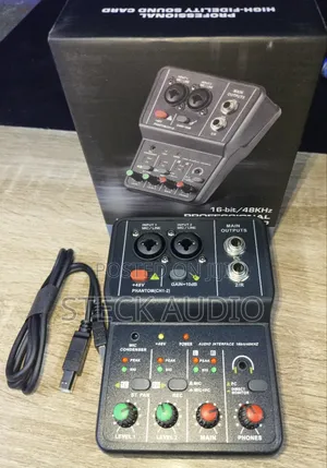 Q12 Usb Recording Sound Card for Crystal Clear Mini Recording