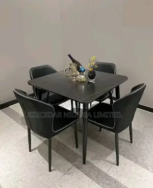 All Black Quality Dinning Set.