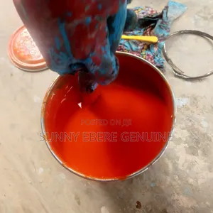 Dark Orange Epoxy Floor Concrete Paint