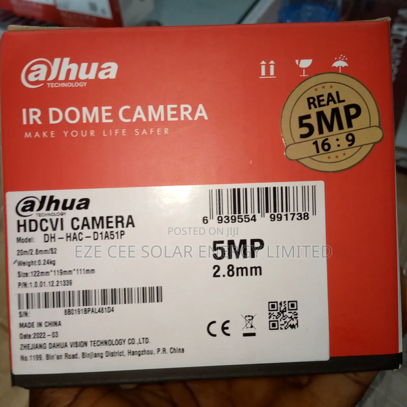 5mp Dome Ir Camera