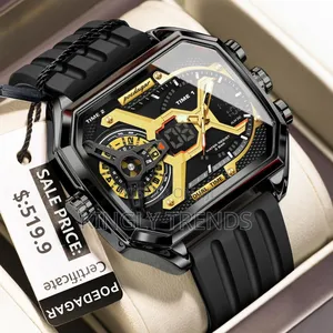 Poedagar Dual Time Wristwatch