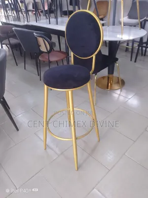 Gold Colored Frame High Chairs