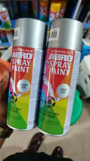 Abro Silver Spray Paint